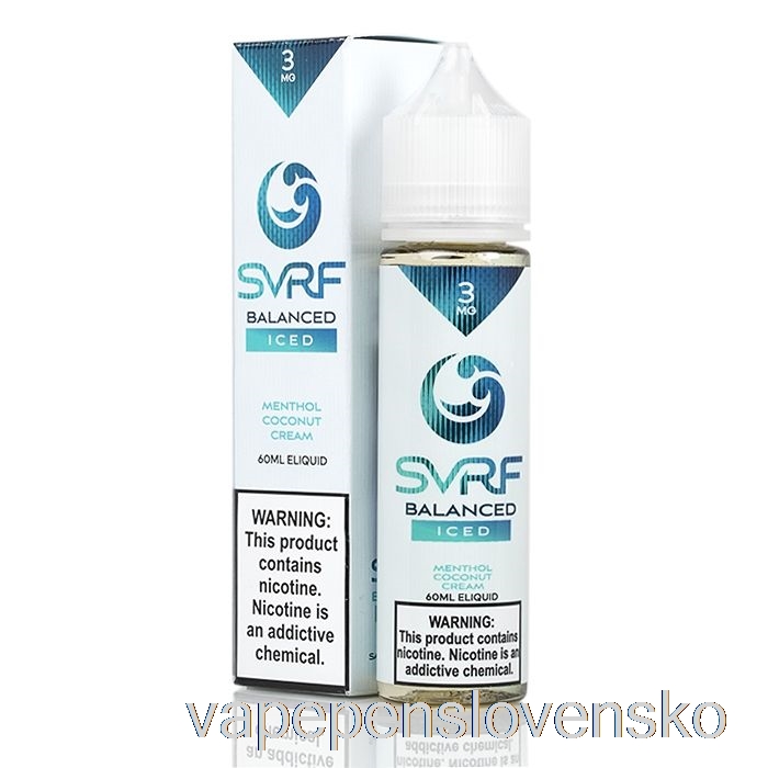 ľadovo Vyvážený - Svrf E-liquid - 60ml 0mg Vape Slovensko